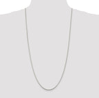 Sterling Silver Rhodium-plated 1.75mm Box Chain