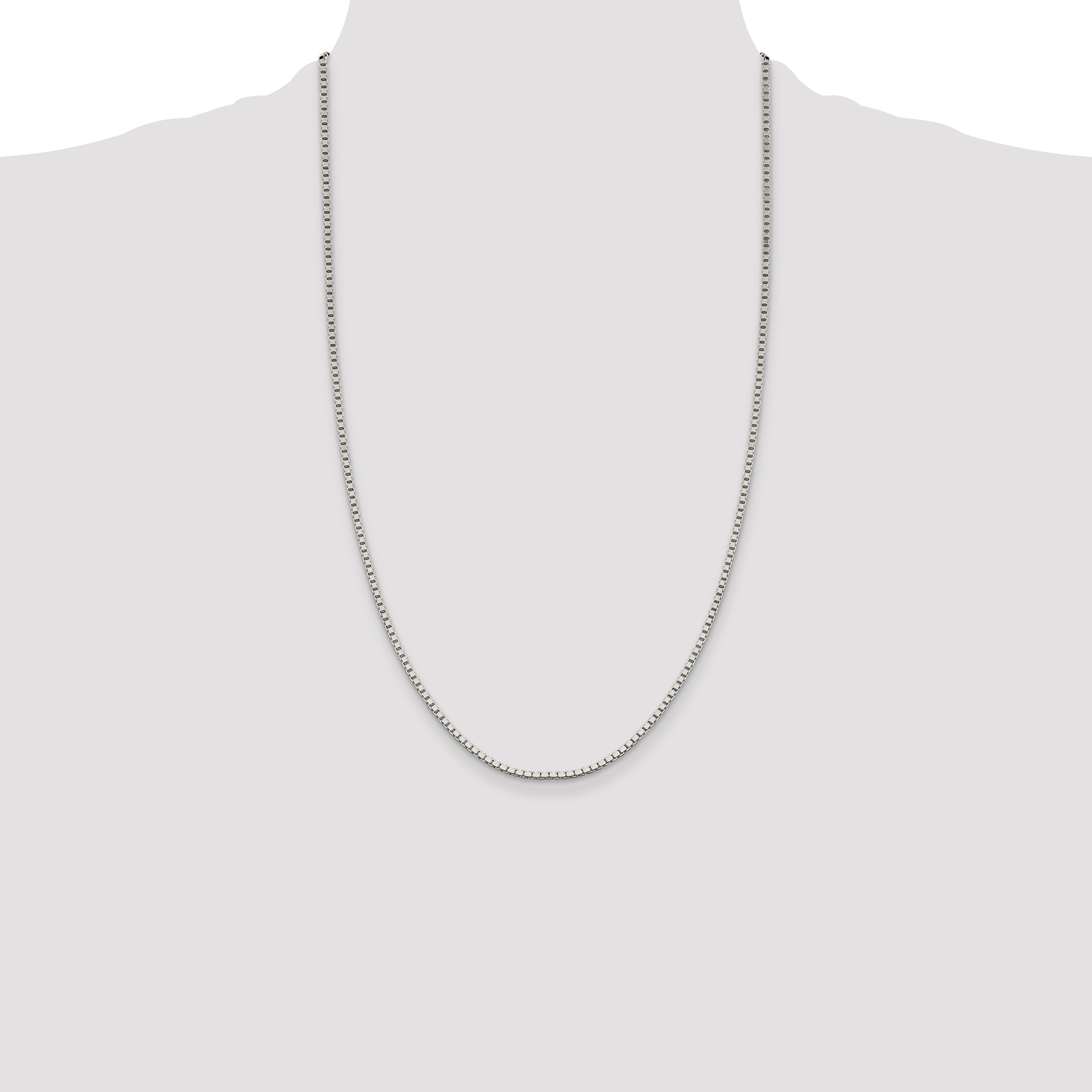 Sterling Silver 1.9mm Box Chain