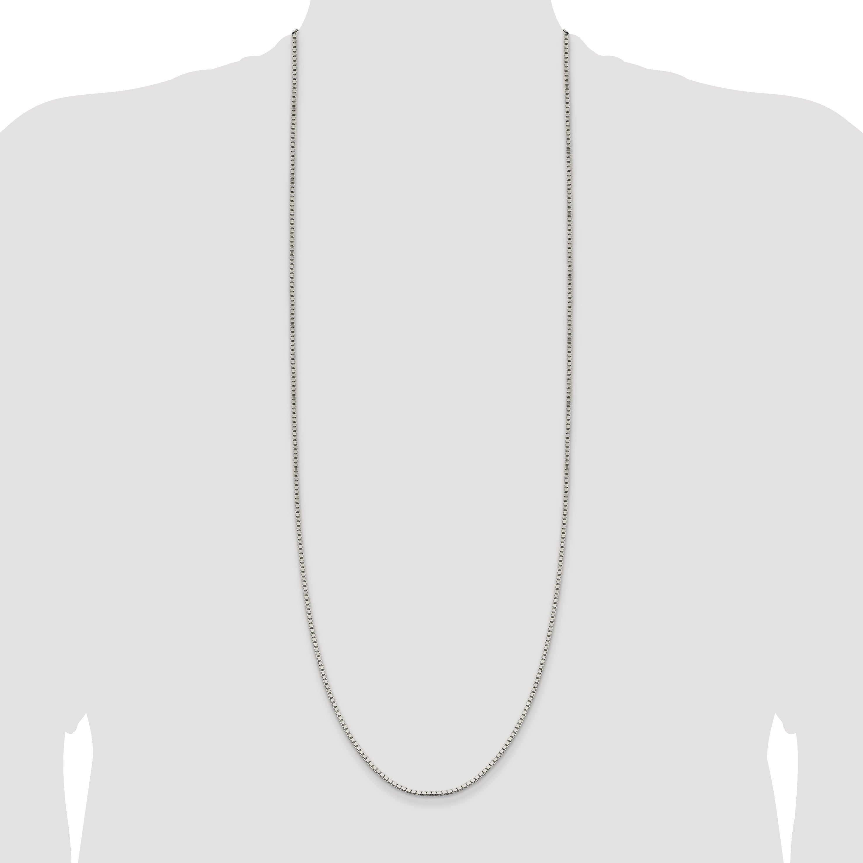 Sterling Silver 1.9mm Box Chain