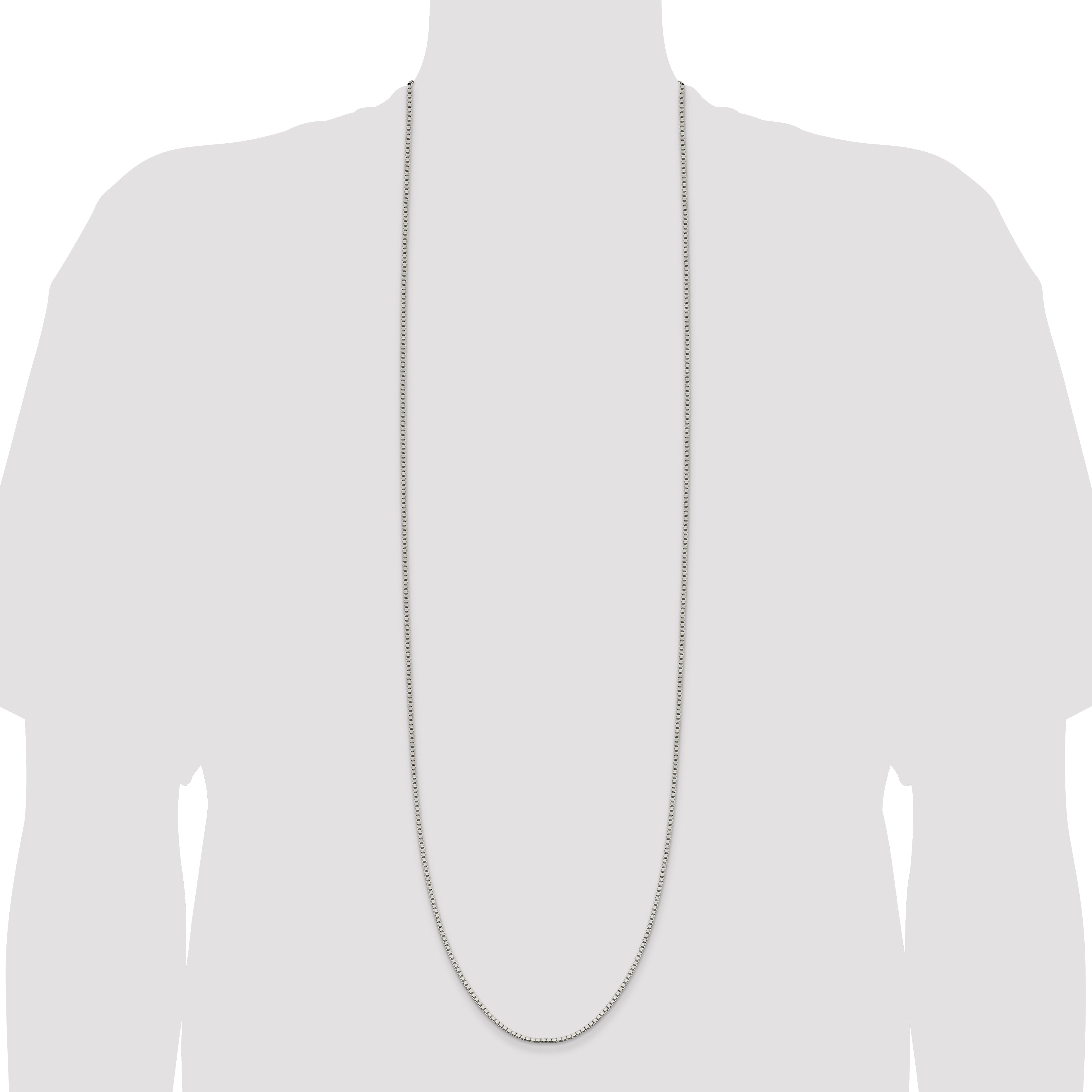 Sterling Silver 1.9mm Box Chain