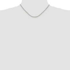 Sterling Silver Rhodium-plated 1.9mm Box Chain