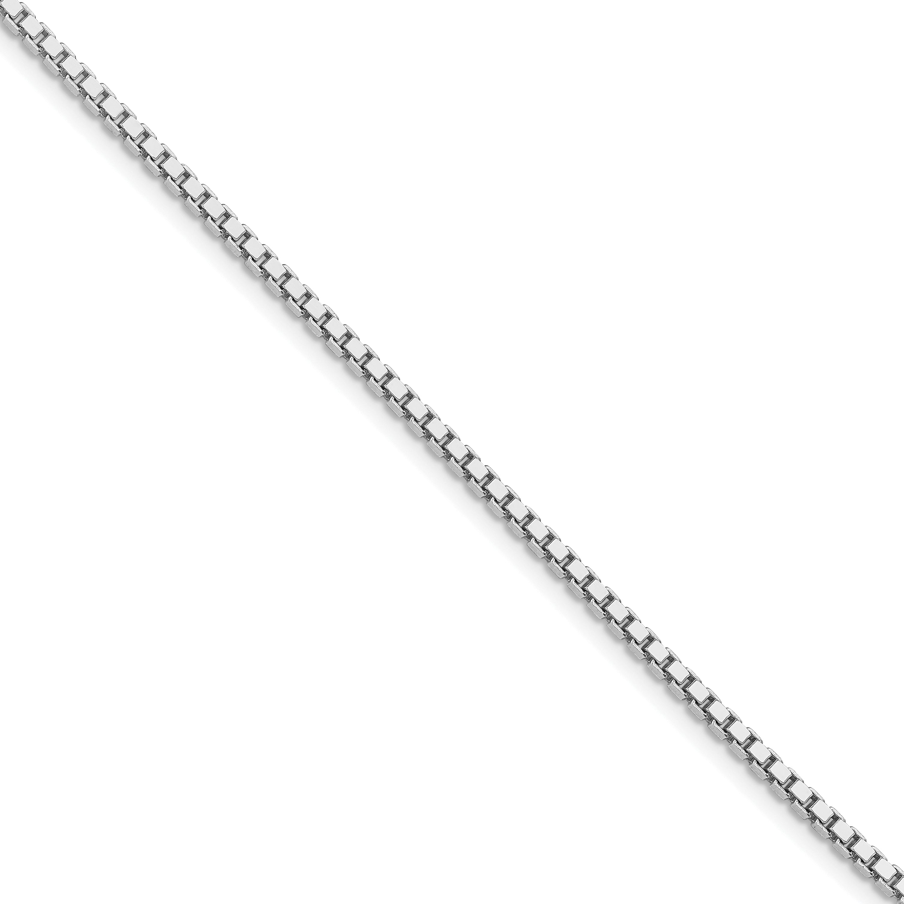 Sterling Silver Rhodium-plated 1.9mm Box Chain Main image