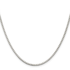 Sterling Silver 2mm Box Chain With 4in ext.