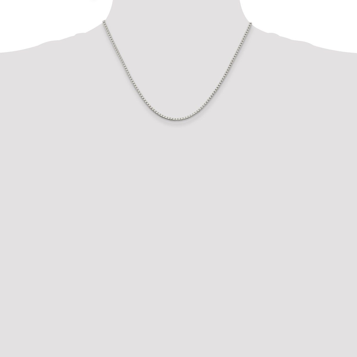 Sterling Silver 2mm Box Chain