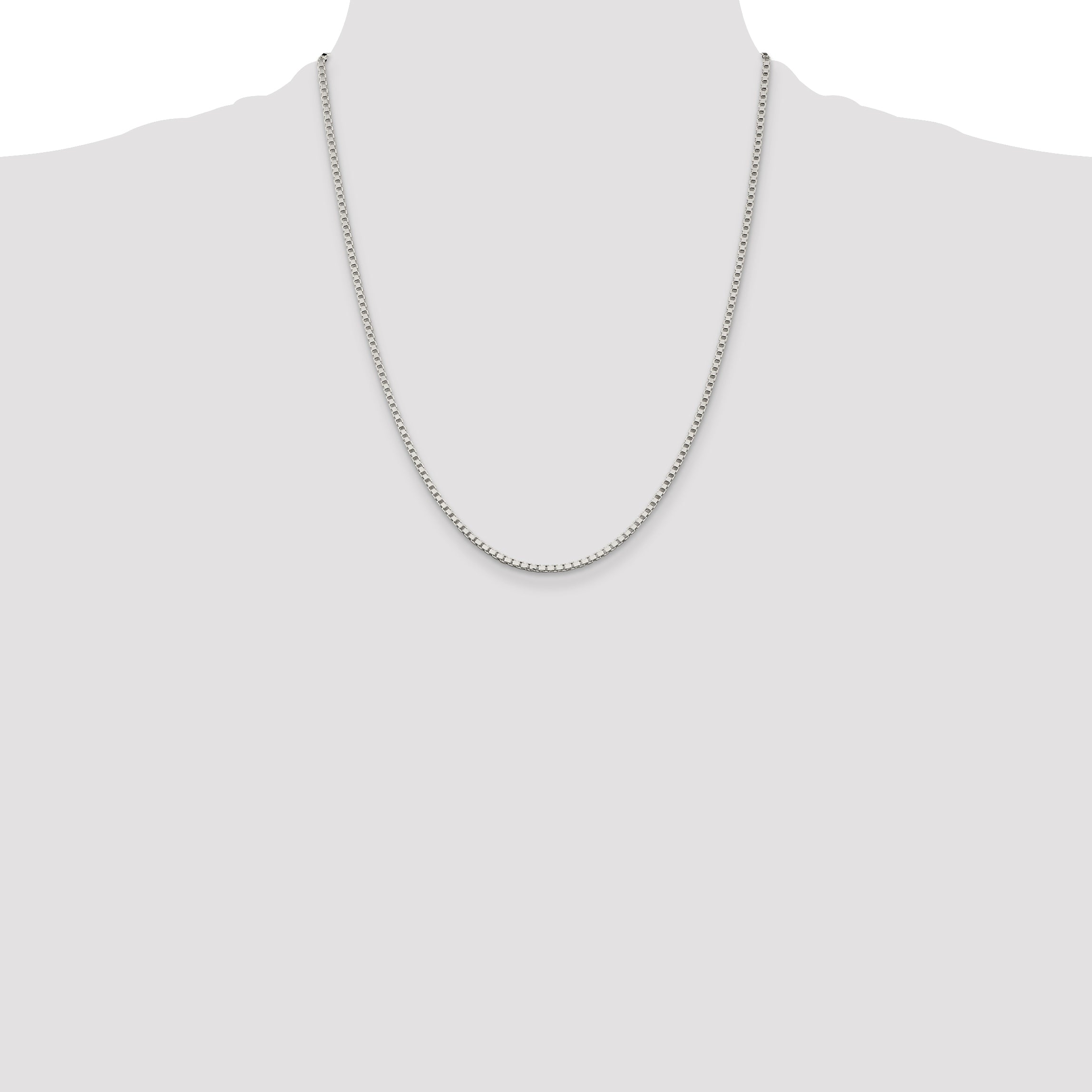 Sterling Silver 2mm Box Chain
