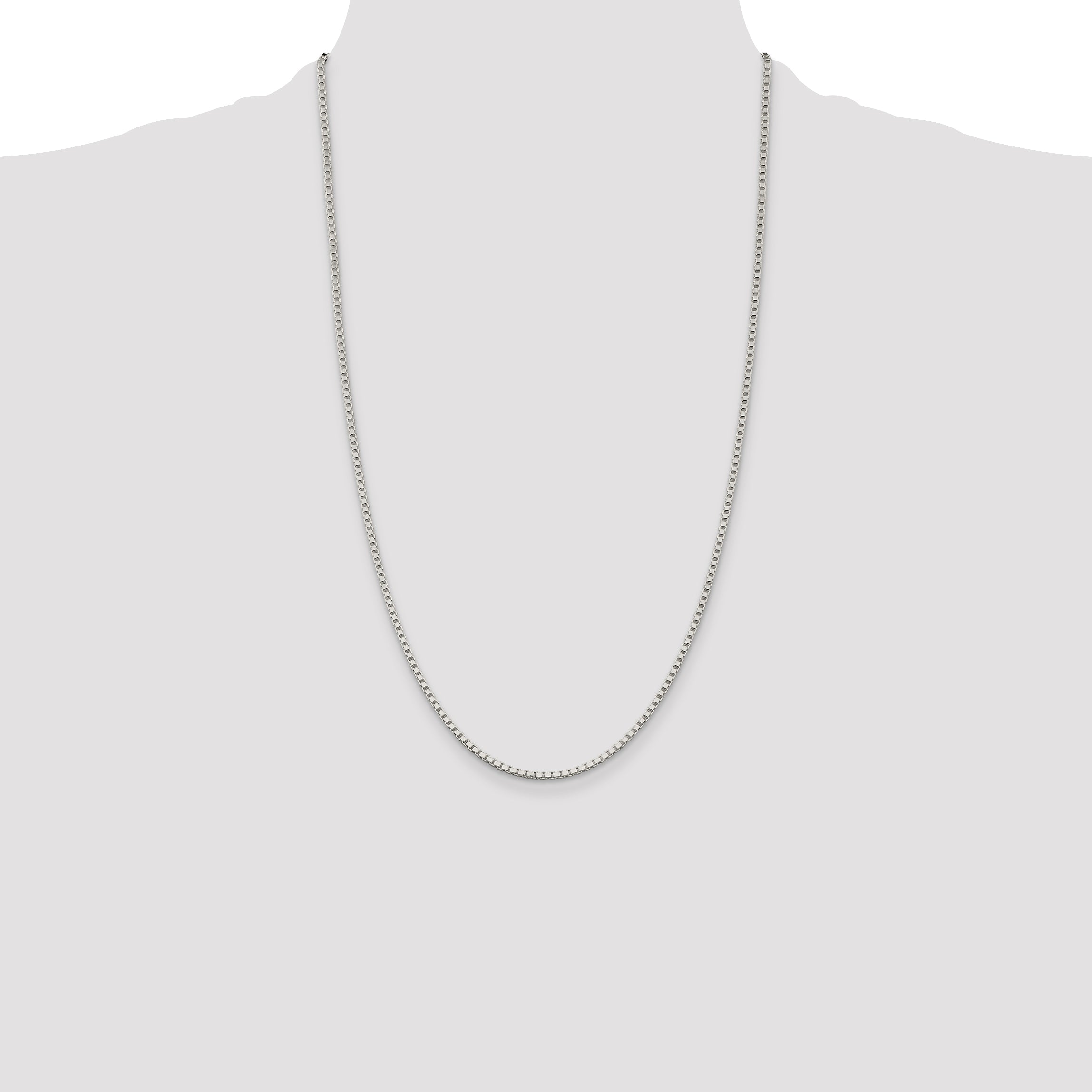 Sterling Silver 2mm Box Chain