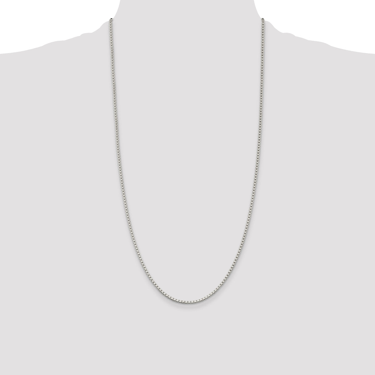 Sterling Silver 2mm Box Chain