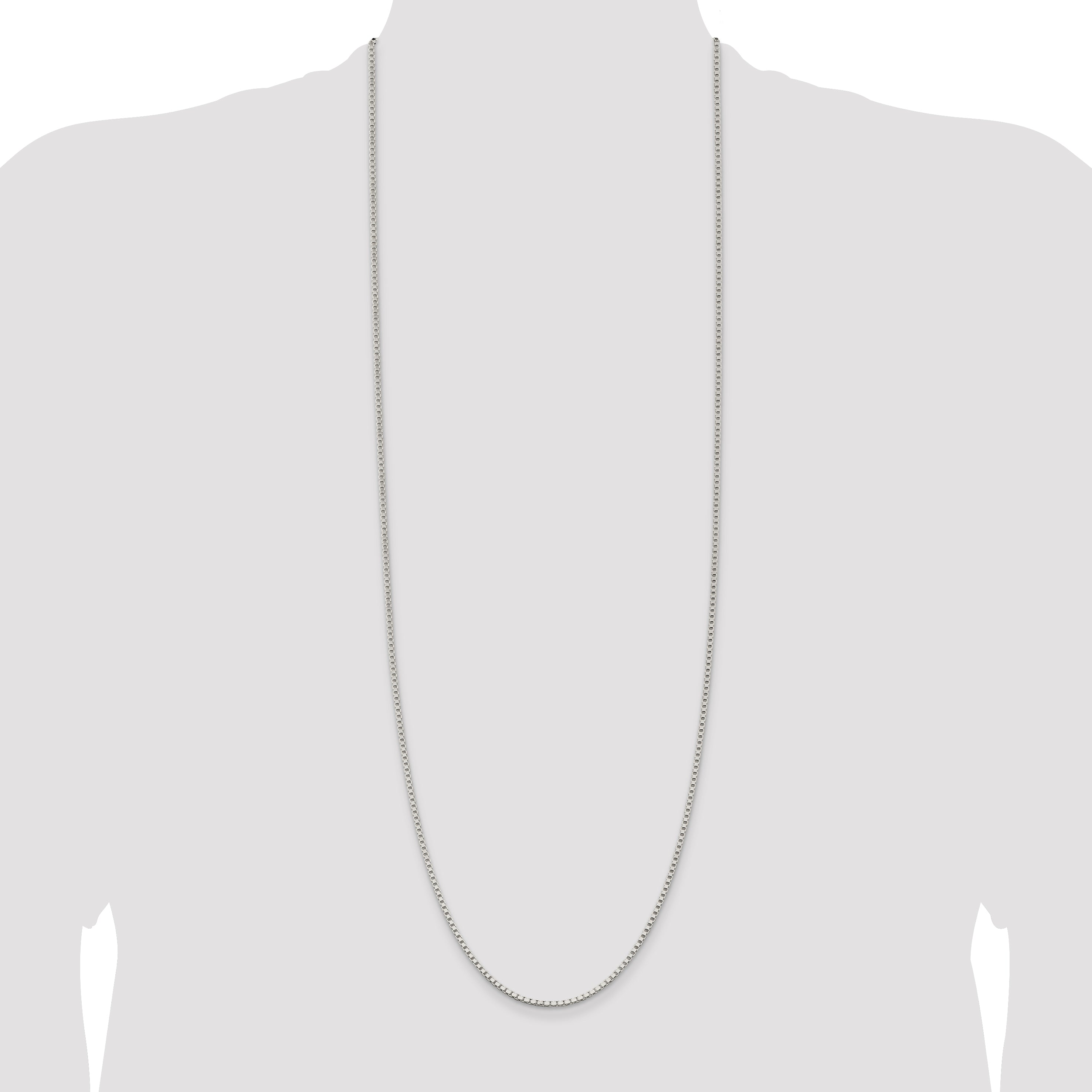 Sterling Silver 2mm Box Chain