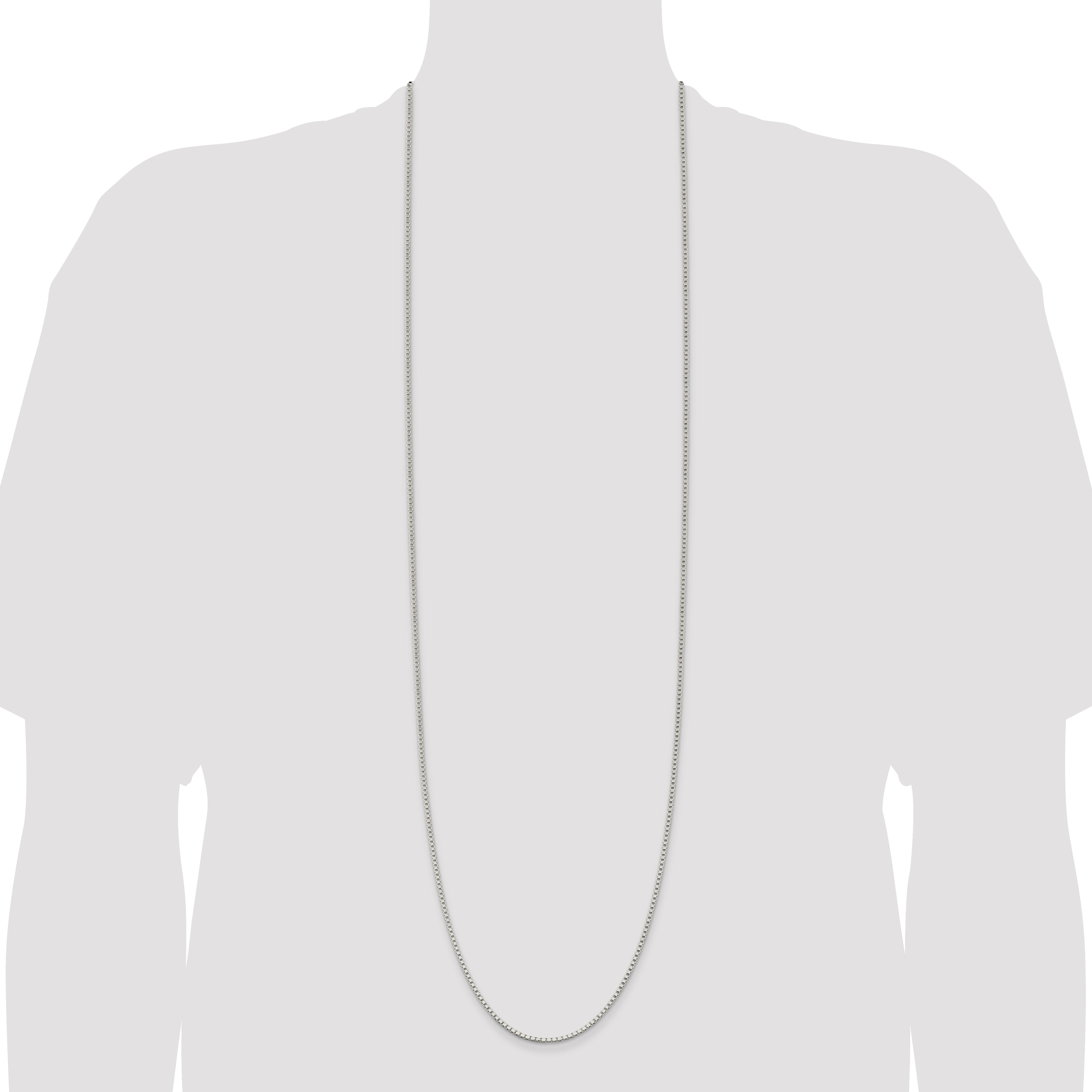 Sterling Silver 2mm Box Chain