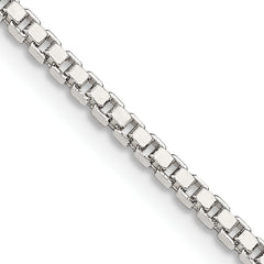 Sterling Silver 2mm Box Chain With 4in ext.