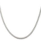 Sterling Silver Box Chain Necklace 3mm