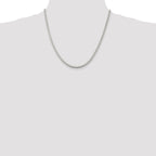 Sterling Silver Box Chain Necklace 3mm