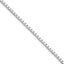 Sterling Silver Rhodium-plated 3mm Box Chain