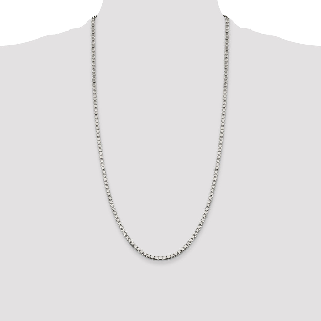 Sterling Silver 3.25mm Box Chain