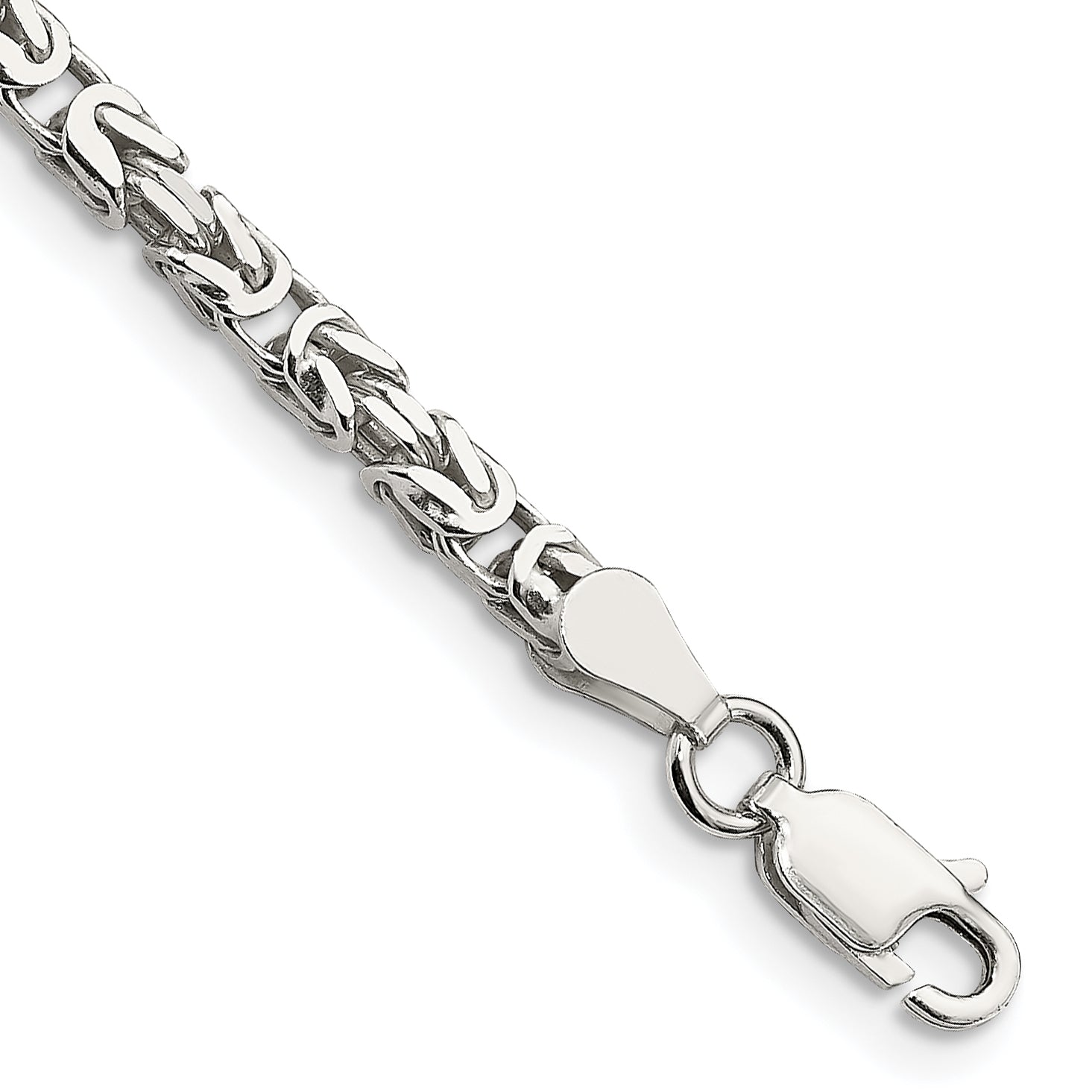 Sterling Silver 2.5mm Byzantine Chain Main image