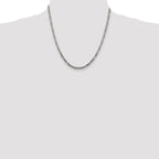 Sterling Silver Byzantine Chain Necklace 3.25mm