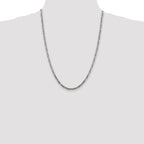 Sterling Silver 3.25mm Byzantine Chain