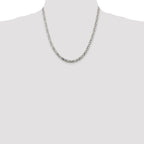 Sterling Silver 4.25mm Byzantine Chain