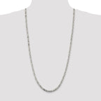 Sterling Silver 4.25mm Byzantine Chain