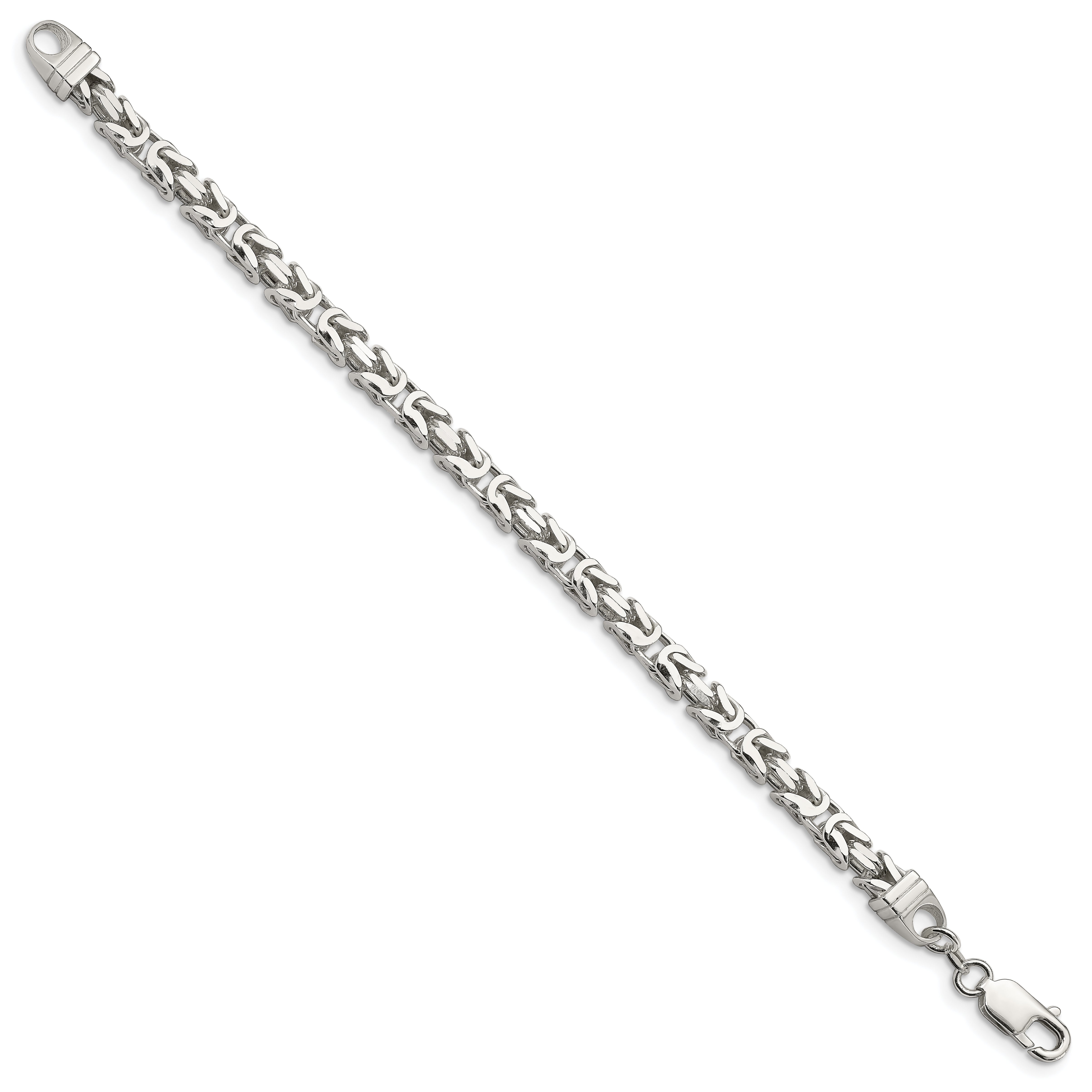 Sterling Silver 5mm Byzantine Chain Secondary image