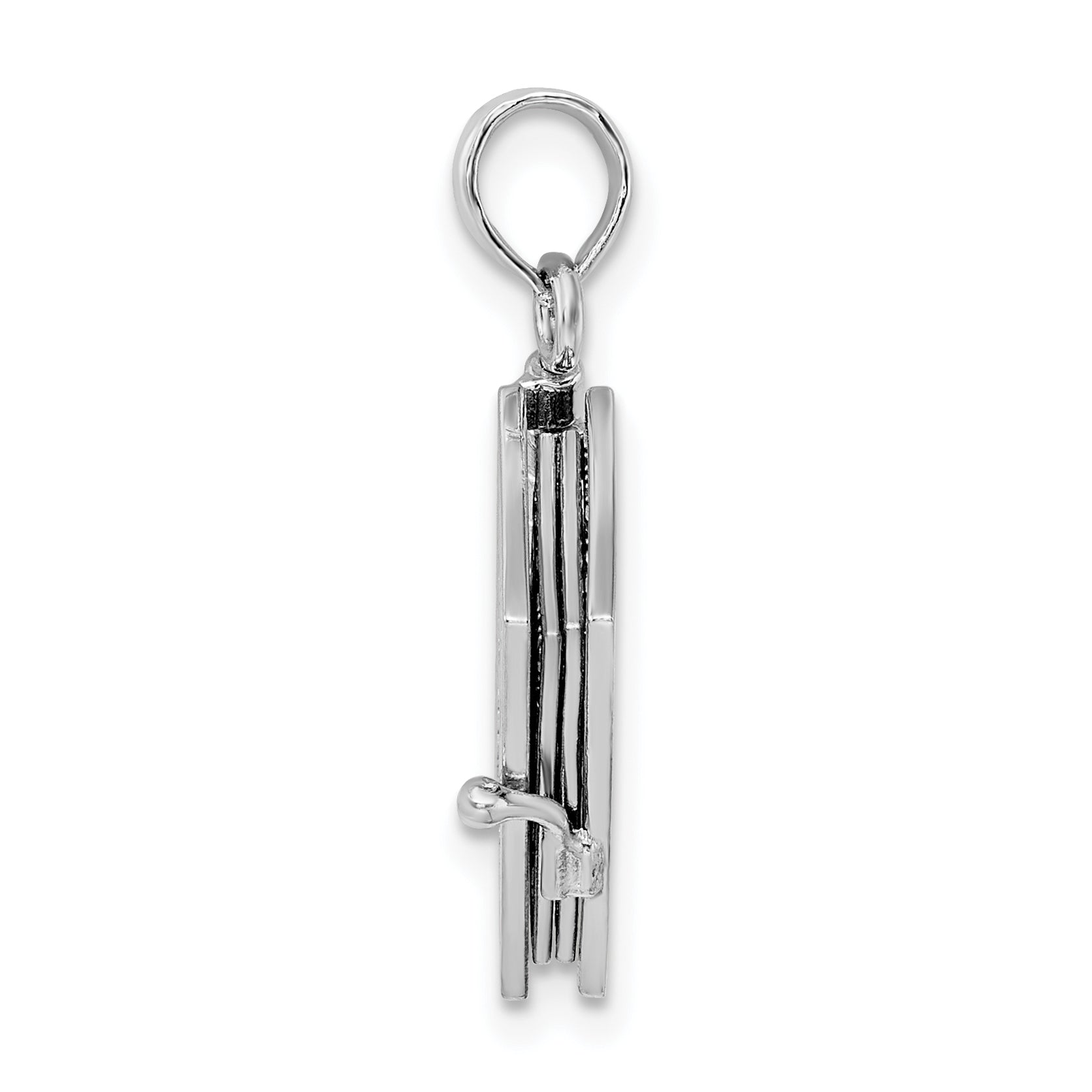 De-Ani Sterling Silver Rhodium-Plated 3D Moveable Lords Prayer Bible Pendant Secondary image