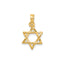 3D Cut-Out Star of David Pendant in Gold-Plated Sterling Silver - Sophia Jewelers