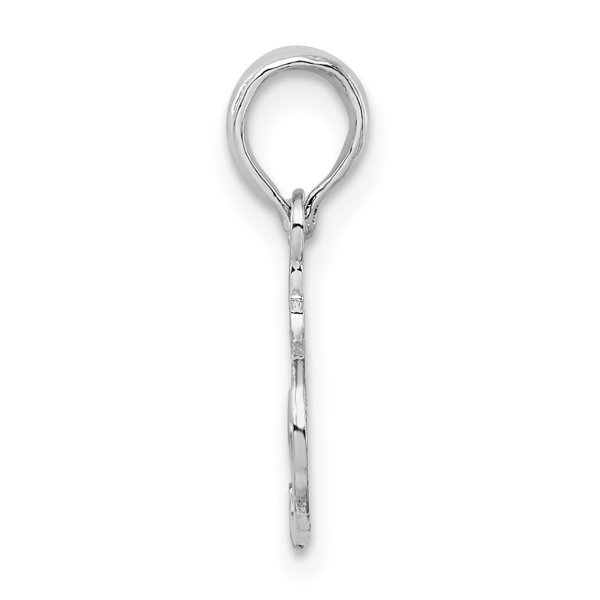 De-Ani Sterling Silver Rhodium-Plated Polished #1 SISTER Pendant Secondary image