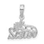 De-Ani Sterling Silver Rhodium-Plated Polished #1 SISTER Pendant
