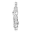 De-Ani Sterling Silver Rhodium-plated Polished Spoon and Fork Rolled in Napkin Pendant
