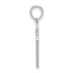 De-Ani Sterling Silver Rhodium-Plated Enameled Cards Royal Flush Pendant