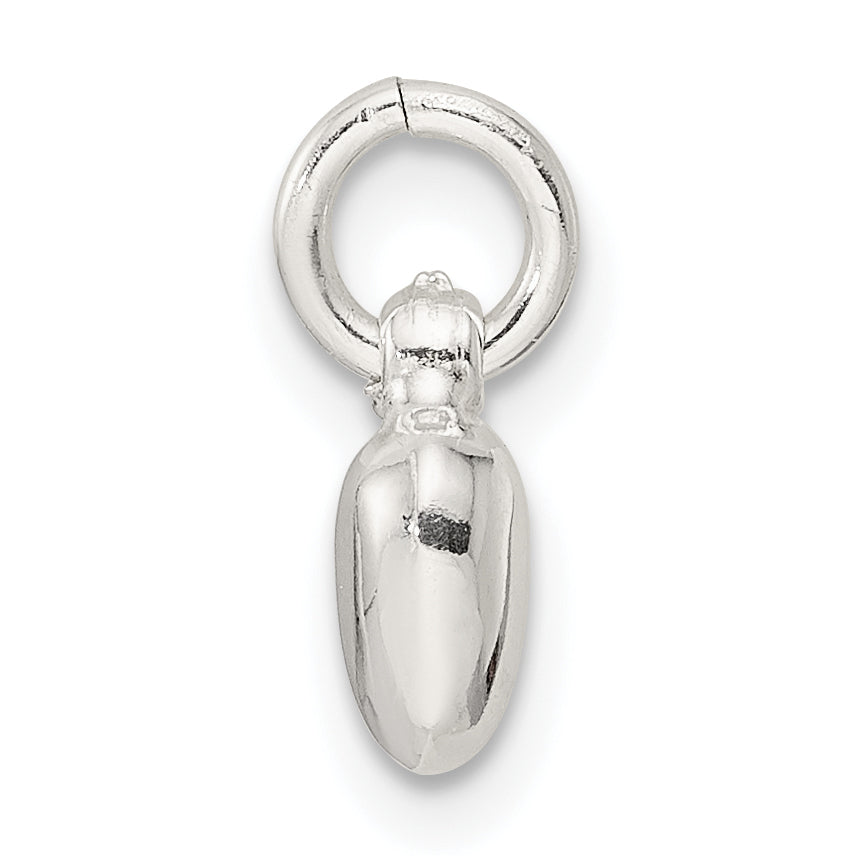 Sterling Silver Small Puffed Heart Charm Secondary image