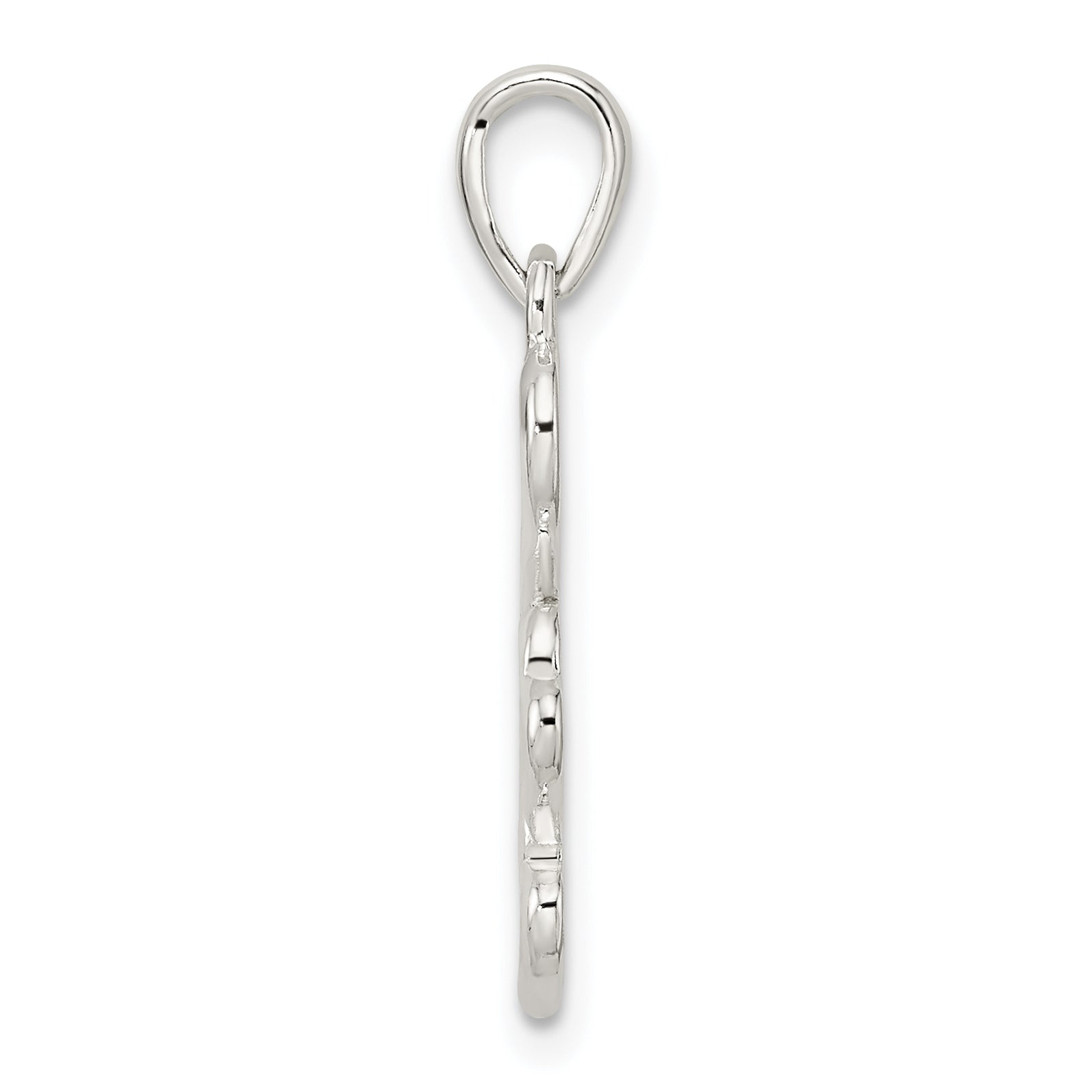 Sterling Silver Polished Multiple Heart Pendant Secondary image