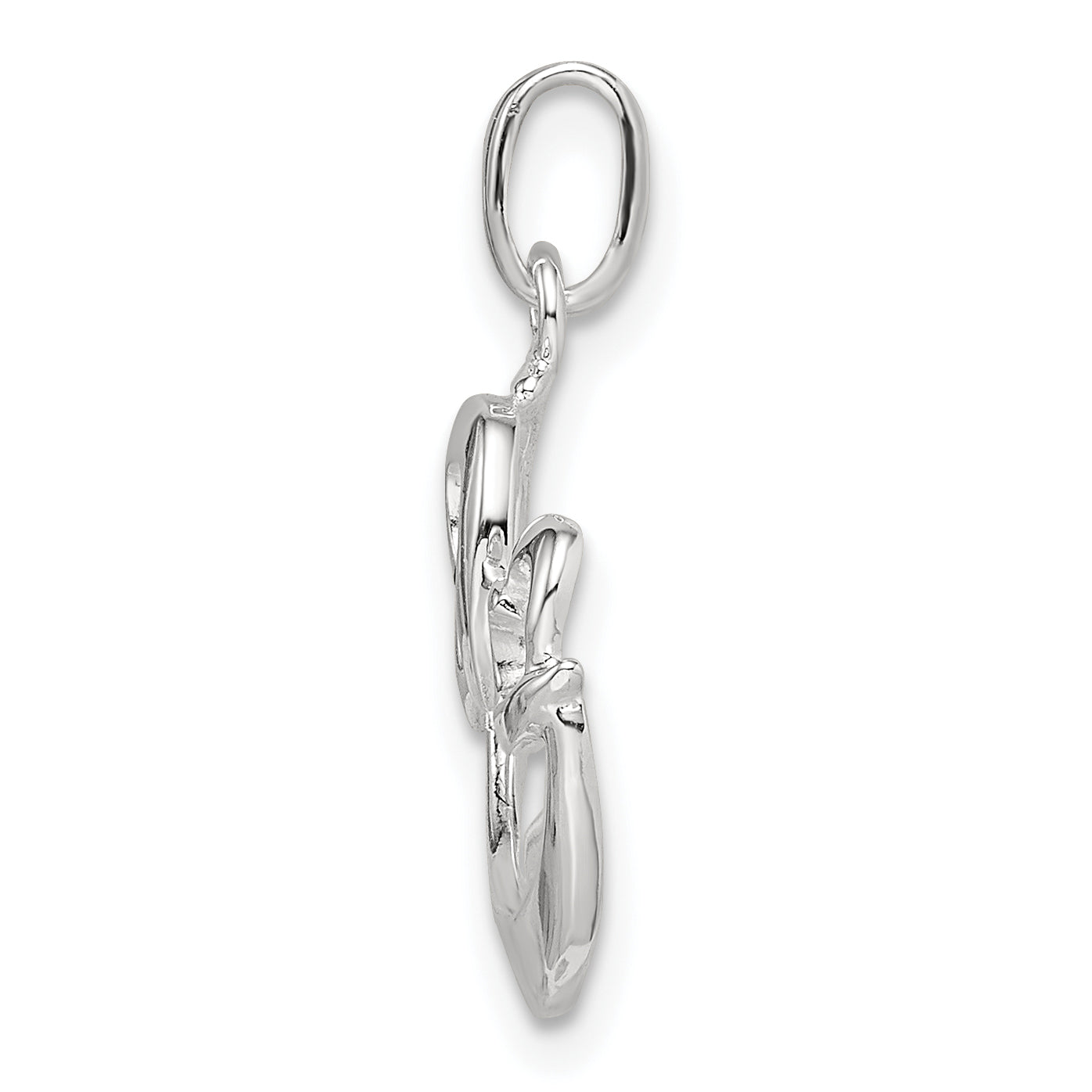 Sterling Silver Heart Believe in Yourself Pendant Secondary image