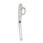 Sterling Silver Polished Dragonfly Chain Slide