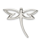 Sterling Silver Polished Dragonfly Chain Slide