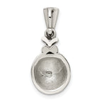 Sterling Silver Antiqued Marcasite Enameled Ladybug Pendant