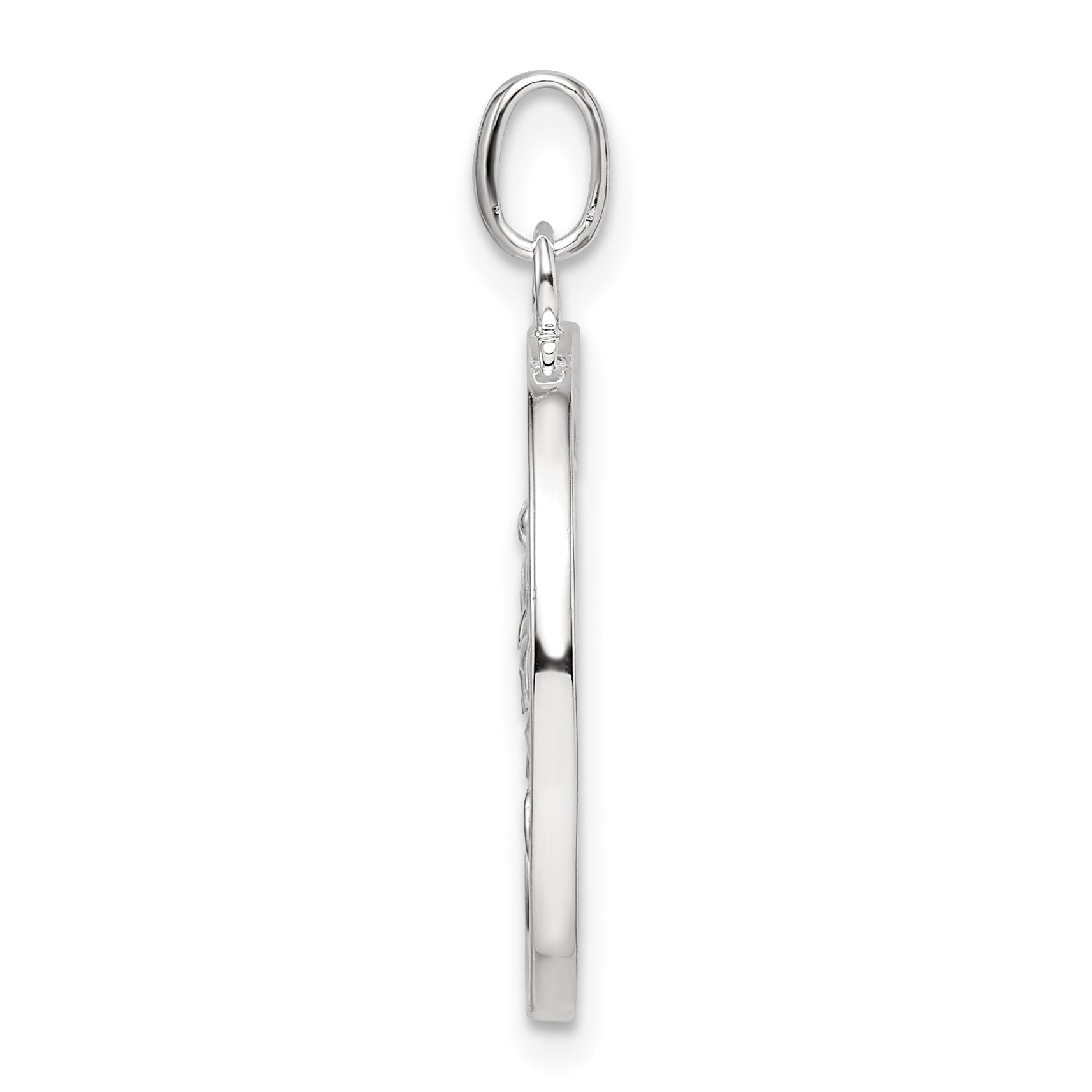 Sterling Silver Owl Pendant Secondary image