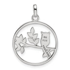 Sterling Silver Owl Pendant