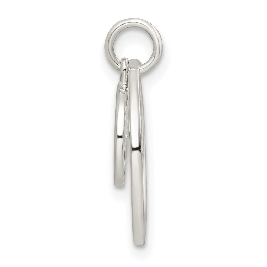 Sterling Silver Round NOT ALL WHO WANDER Pendant
