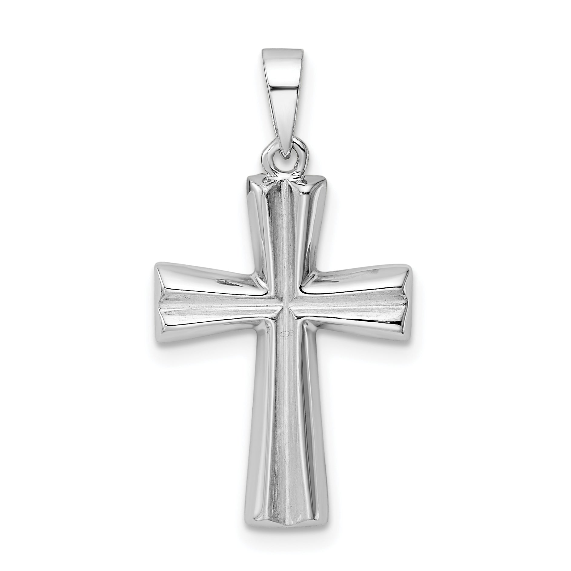 Sterling Silver RH Polished Cross Pendant Main image