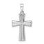 Sterling Silver RH Polished Cross Pendant