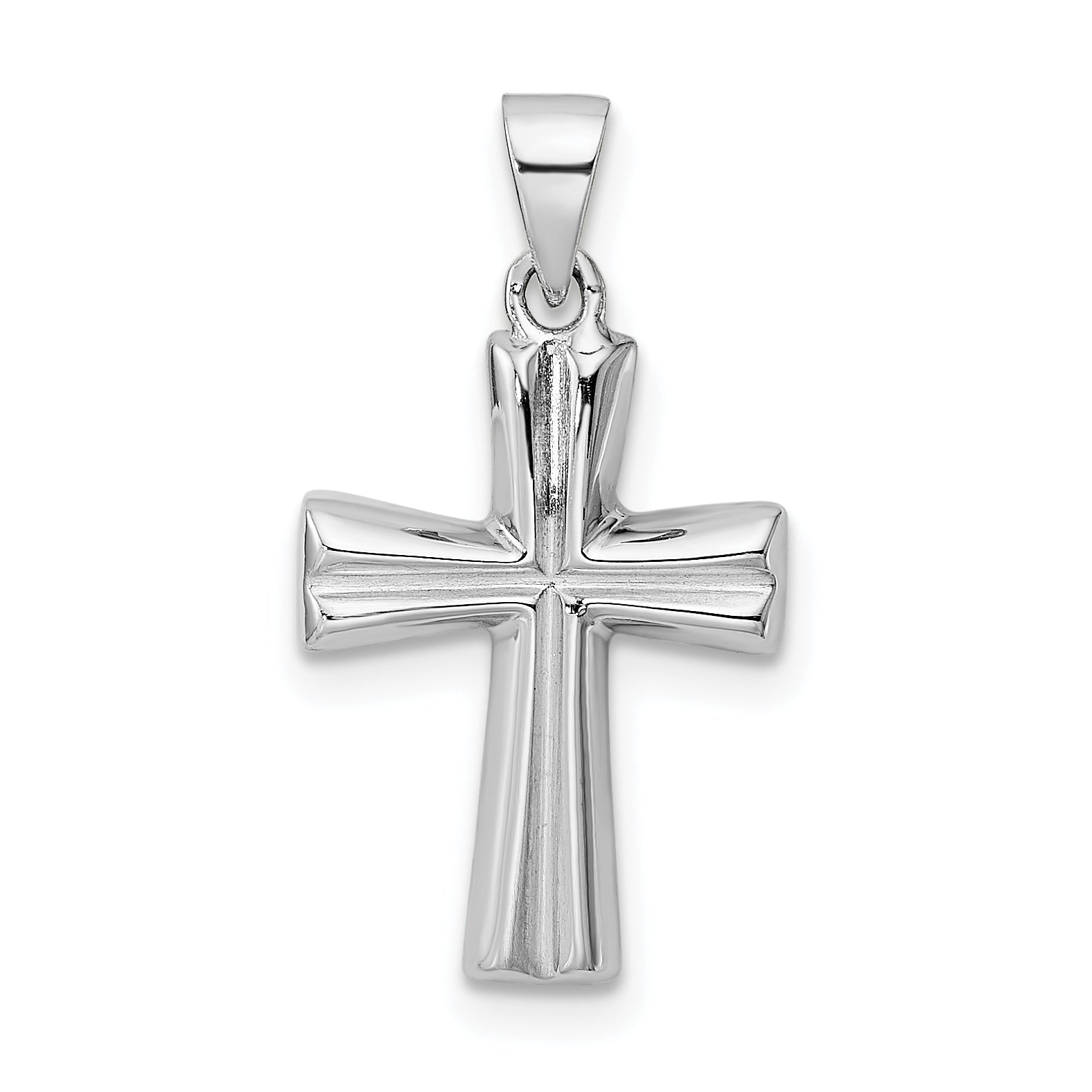 Sterling Silver RH Polished Cross Pendant Main image