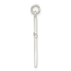 Sterling Silver Polished Cross Pendant