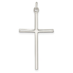 Sterling Silver Polished Cross Pendant