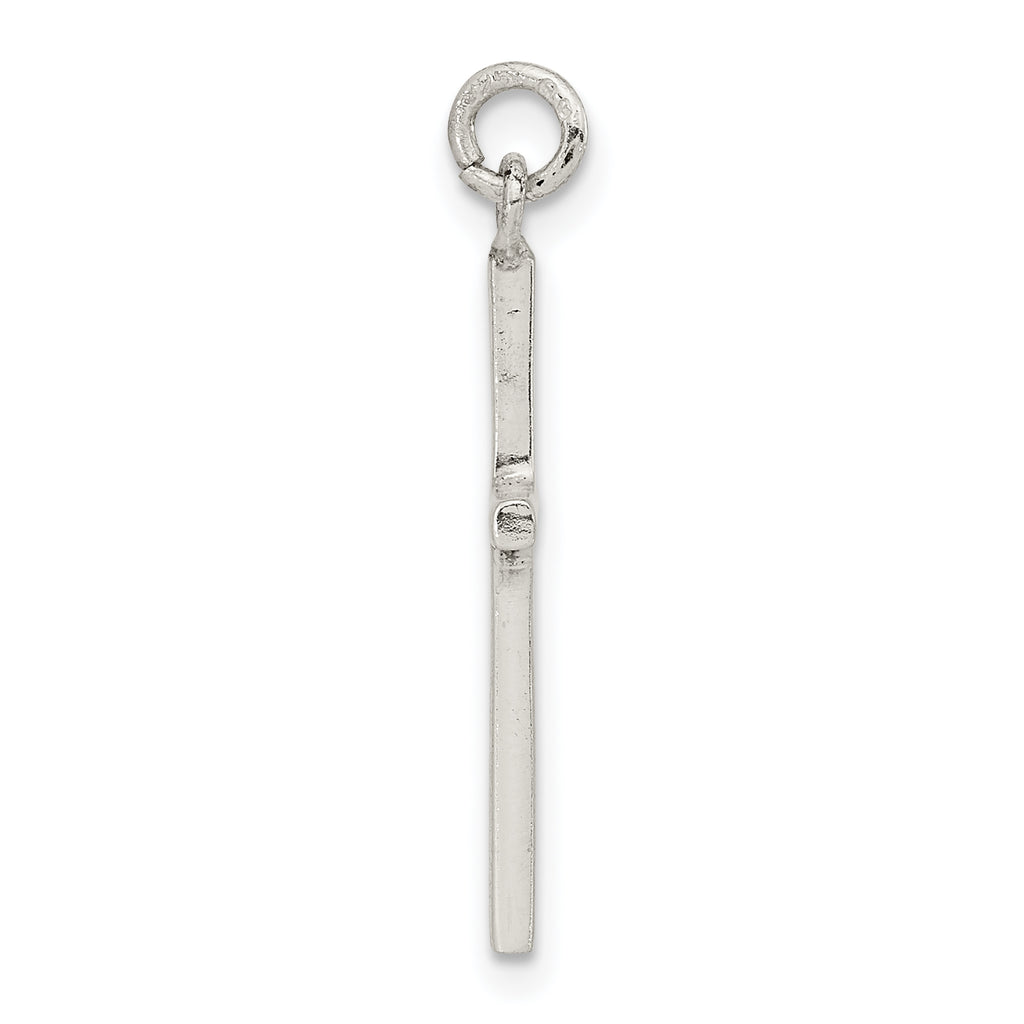 Sterling Silver Polished Cross Pendant