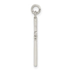 Sterling Silver Polished Cross Pendant