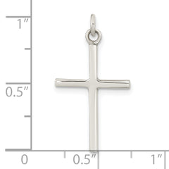 Sterling Silver Polished Cross Pendant