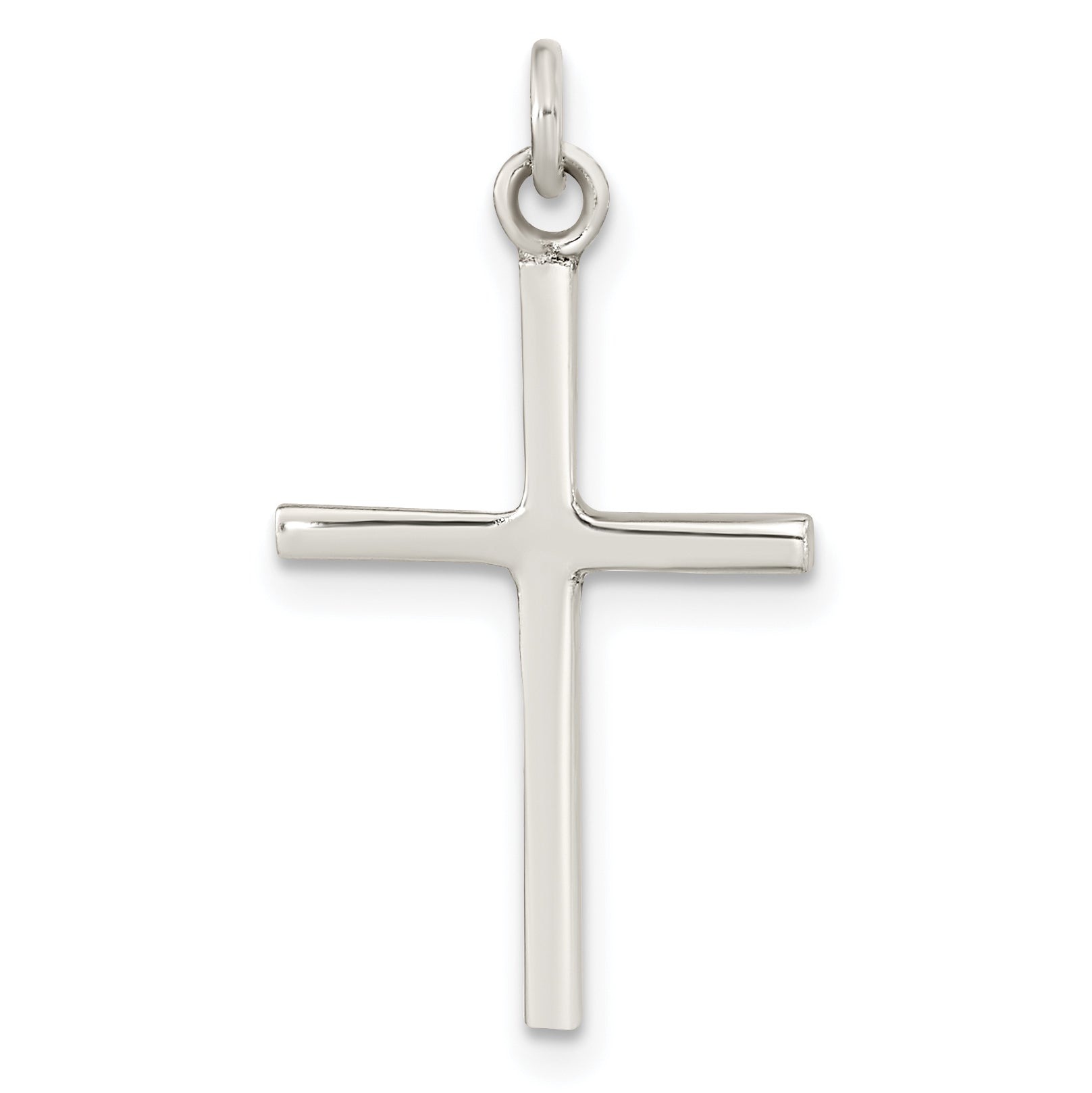 Sterling Silver Polished Cross Pendant Main image