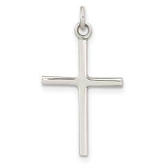 Sterling Silver Polished Cross Pendant