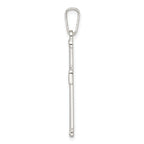 Sterling Silver Polished Cross Pendant